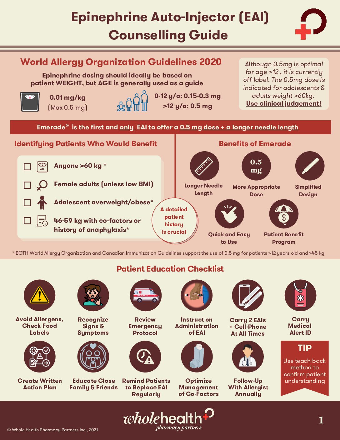 Anaphylaxis (Epinephrine) | Wholehealth Pharmacy Partners